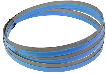 Hoja de sierra de cinta, Hoja de sierra de cinta M42 de 1400 mm y 6 TPI, bimetálica, 1400 x 13 x 0,6 mm, for carpintería y corte de metal, for trabajos pesados, 14 TPI(6 Tpi)