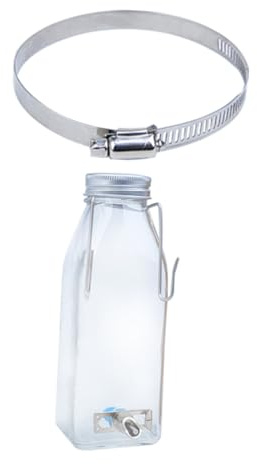 Supvox Kleintier Wasserspender 350ml Auslaufsicher Hängend Glas Trinkflasche Für Kaninchen Hamster Vögel Haustiere