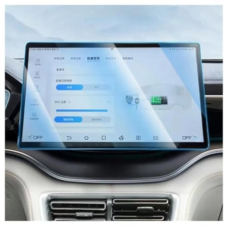 Auto Navigation Glass Protector pantalla Para BYD Para Song Para Plus EV 2022 Para Song Para PLUS-dmi Navegación GPS Y Salpicadero Cristal Templado Lámina Protectora De Pantalla(15.6inch gps)