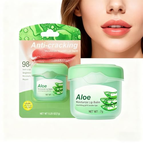 Sewinsling Aloe Vera Lippenstift 7g, Original Lippenpflegestift,Lippenpflege für Rissige Trockene Lippen für Schnelle und Anhaltende Pflege lipstick1