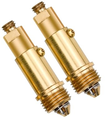 Westspark 2 Pcs Replacement Sink Basin Bath Pop Up Click Clack, Brass Plug Bolt Assembly Bathroom Sink Plug for Most Bathroom Bathtub Sink Drain Stopper (Large)