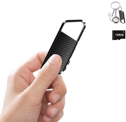 NekSide Portable Voice Recorder, Recording Device with DSP Intelligent Noise Cancellation, Recorder with large storage capacity, HD Audio recorder for meeting/interview/travelling -128G
