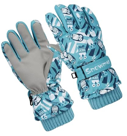 Wasserdichte Kinder-Handschuhe, isoliert, isoliert, für Winter, Outdoor-Sport, Skifahren, Radfahren, Wandern, Joggen, Pendeln, Reisen