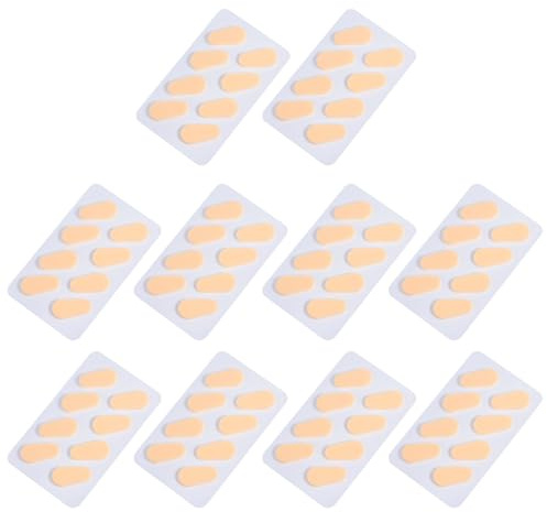 GAROZATION Autocollants Confort en Mousse Eva Antidérapants 40 Paires de Coussinets Nasaux Légers pour Lunettes et Lunettes de Soleil