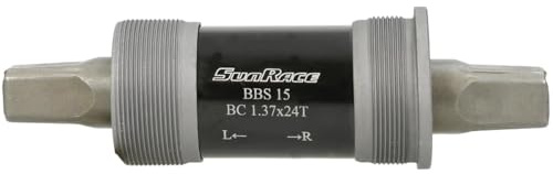 Sunrace - Boitier Pédalier Longueur 131 Bsc (1.37.24 F) - Gris