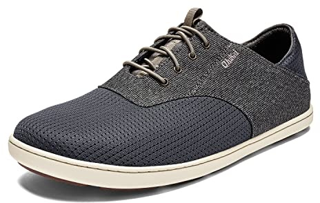 OLUKAI New Men's Nohea Moku Sneaker Charcoal/Clay 10