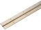 Gedotec Klavierband zum Schrauben | Türband gerollt Tür-Scharnier Metall vernickelt | 1500 x 32 mm | robustes Klappscharnier | silber massiv | Möbelscharnier gebohrt | 1 Stück - Stangenscharnier