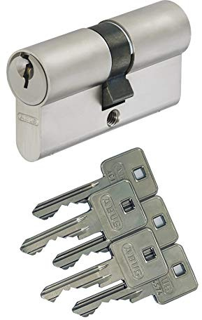 ABUS A93 Doppelzylinder 30/45mm mit 5 Schlüssel, mit Not-u. Gefahrenfunktion und Bohrschutz, Profil C73 C83