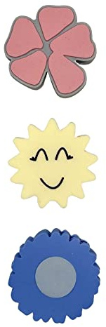 Kipling BTS PULLERS MIX, Reflektierende Überzieher für Reißverschlüsse, Flower Sun