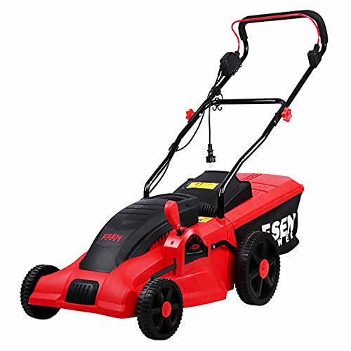 Tosaerba Elettrico con Cavo, Tosaerba con Guida da Terra da 2000 W, arieggiatore Senza spazzole per impieghi gravosi, Altezza Regolabile a 5 Marce, spazzatrice da Giardino, Cavo 1500 W + 20 m