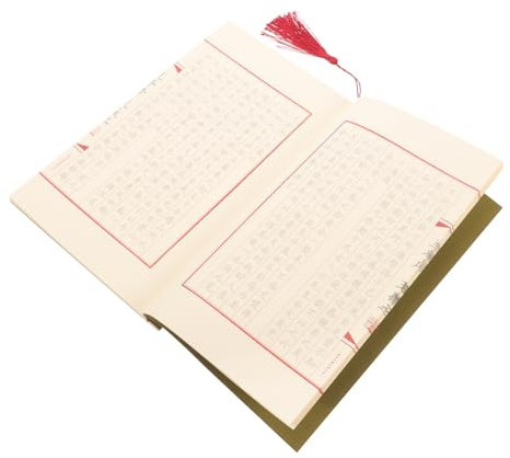 EXCEART Kalligraphiebuch Mit Chinesischem Kalligrafiepapier Transparentpapier Für Übung Gedichtheft Für Anfänger Schreibheft Für Kalligrafie Chinesisches Übungspapier Für Schreiben
