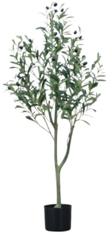 GOOPEEG Kunstpflanze Groß Grünpflanze Künstlicher Baum Nordischer Stil Simulationspflanze Eingemachter Gummibaum Typ Bonsai Innendekoration Gefälschter Baum Pflanzen Künstlicher (Color : D)