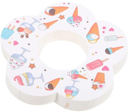 LABRIMP 100pcs Cone Holders Lightweight Paper Tray for for Boys and Girls Travel-Friendly Design for Parties and Fun