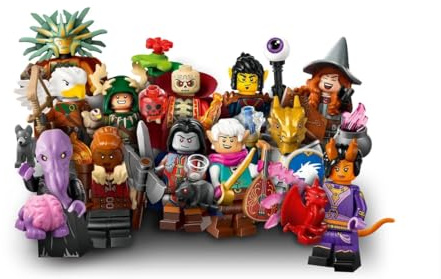 LEGO Dungeons & Dragons Minifiguren Serie komplett Set mit Allen 12 LEGO DND Minifiguren zum Sammeln, LEGO Figuren Set (12 x 71047) - Neuheit