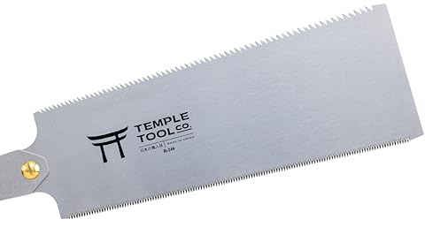 Temple Tool Co. Lame de rechange pour scie à tirer japonaise Ryoba 2 côtés avec coupe rip-cut et Crosscut