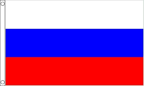 Bandera de Rusia gigante de 8 x 5 pies FlagSuperstore