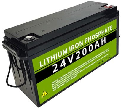Batería LiFePO4 de 12,8 V, 300 Ah, 200 Ah, 100 Ah, batería de iones de litio de 24 V, 50 Ah, 200 Ah con BMS, ideal para RV, marina, fuera de la red, camping y almacenamiento de energía en el hogar.
