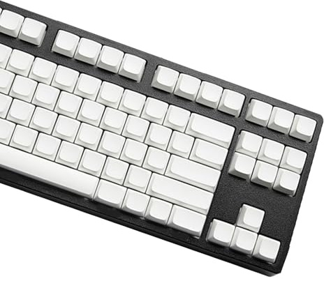 FOLODA 87 Key PBTs Blanks Keycaps XDA Height Gamers Not Letter White Keycap For MX Switches Mechanical Keyboards XDA Profile Keycaps