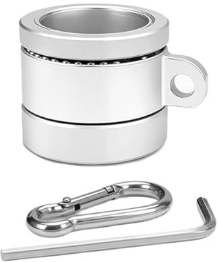 Flag Spinner Rings Aluminum Alloy Housing Stainless Steel Bearings For Outdoor Decoration Flagpoles Stainless Steel Carabiner Flag Rings