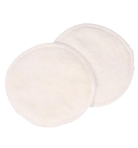 6 Pezzi Cuscinetti Anti Galattorrea Lavabili in Fibra di Bambù | Protezione Assorbente, per Reggiseno da Allattamento, Set Monocolore Stampato