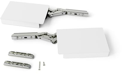 Emuca - Klappensystem Altius Lift, Macht 560-1800 (low=L), Stahl und Kunststoff, Weiß