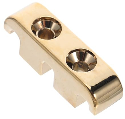 VICASKY Saitenniederhalter Bass Rillen-design Saitenhalter mit Befestigungsschrauben Passend für Verschiedene Modelle Saitenspannungsregler für Gitarren