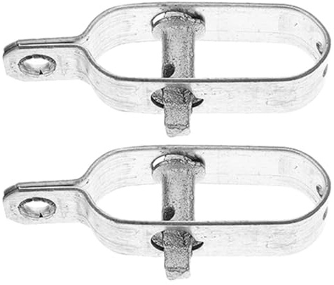 WOFASHPURET Lot de 2 Tendeurs de Fil Métallique en Acier Inoxydable Argenté, Résistance la Rouille et Haute Solidité, pour Clôtures en Fil de Chaîne