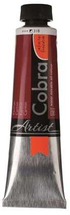 COBRA Talens wassermischbare Ölfarben, 40 ml, 318 Karmin