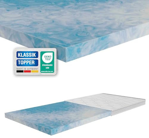 ARBD Kaltschaum Topper 7cm H2 – weicher Matratzentopper 180x200 cm | Orthopädische Matratzenauflage für Doppelbett & Boxspringbett, atmungsaktiv & pflegeleicht