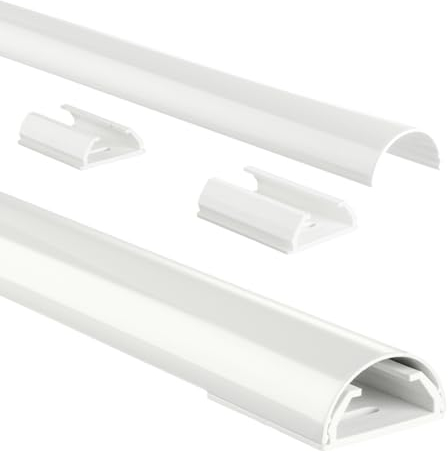 Hama Kabelkanal (L x B x H) 1100 x 33 x 18 mm, 1 Stück, Weiß