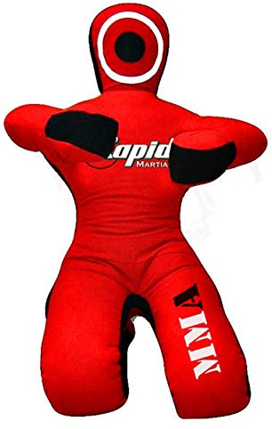 BJJ Wrestling Dummy Boxsack Submission MMA Brazilian Jiu Jitsu Judo Karate Werfen Boxen Schnuller - ungefüllt, 1,8 m - sitzend