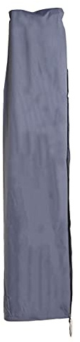 Schutzhülle HWC für Ampelschirm bis 4 m, Abdeckhülle Cover mit Reißverschluss - blau