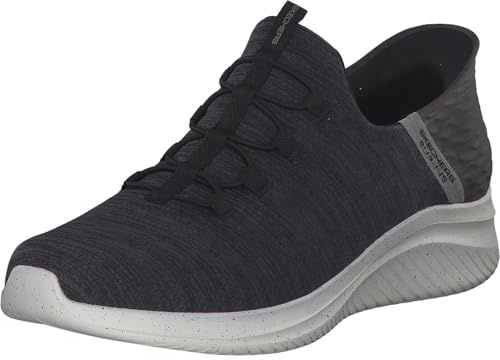 Skechers Men's Ultra Flex 3.0 Right Away Hands Free Slip-in Sneaker Loafer, Black, 10