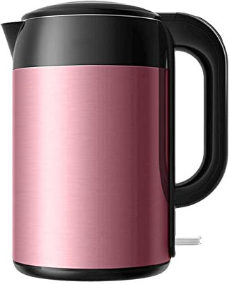 FairUo Kettles,-Piece Seamless Inner Stainless Steel Kettles, 1.7L,Double-Wall Stainless Steel Cold-Touch Teapot with 1800W Fast Boiling Heater, Cordless