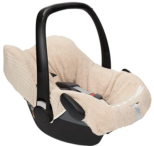 Koeka Babyschalenbezug - Schonbezug Für Babyschale - Antwerp - Waffelstoff Aus Baumwolle - Abwaschbar - Beige - Einheitsgröße