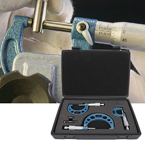 Außendurchmesser-Mikrometer, 3-teilig, Industriewerkzeuge, Premium-Außenmikrometer-Set, Präzisions-Maschinenwerkzeug, 0 75 Mm mit, Industrie & Wissenschaft