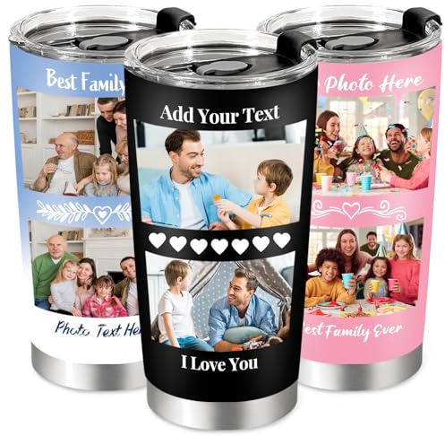 SECOGM 20OZ Personalised Coffee Travel Mug with Text Name Gifts for Men Women Insulated Travel Cup with Straw and Lid-Stainless Steel Travel Mug 20 Oz (2 Photo)