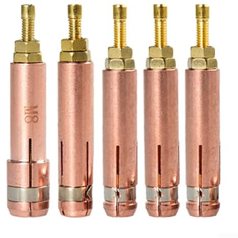 Para condensador de descarga de espárragos de soldadura, portabrocas de cobre, longitud 43 05 mm, M3/M5/M6/M8 (M4)