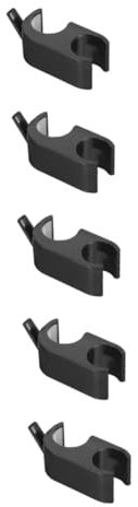 WOONEKY Supporto Per Doccia Da 5 Pezzi Senza Foratura in Abs Placcato Facile Da Installare