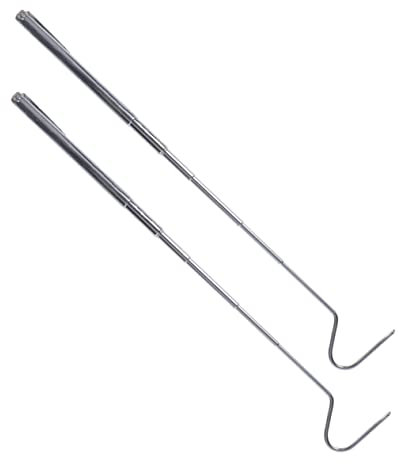 Milisten 2stücke Schlangengreifhaken Reptiliengreifhaken Verlängerter Griff Fangwerkzeug Für Schlangen Und Echsen Robust Und Langlebig Für Sicheres Handling