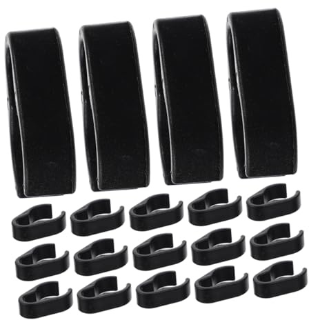 Vaguelly 50pcs Mic Stand Accessories Plastic Cable Clips Mic Cord Clamp Headphone Wire Clips for Professional Use