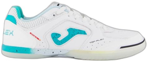 Joma Futsal Schuhe, Größe 35-47, Haltbarkeit und überlegener Halt für Indoor-Gaming, weiß türkis, 40 EU