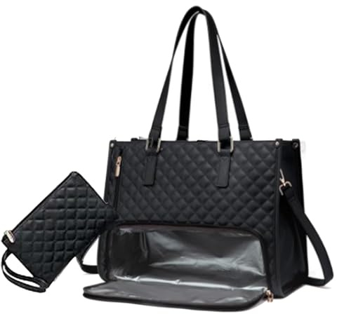 Tarange Lunchtasche Damen Laptoptasche 15.6 zoll, 2-in-1-Laptoptasche Damen, Arbeitstasche Damen mit Isoliertem Lunchfach, Lunchtasche Damen, für Arbeit, Uni, Büro