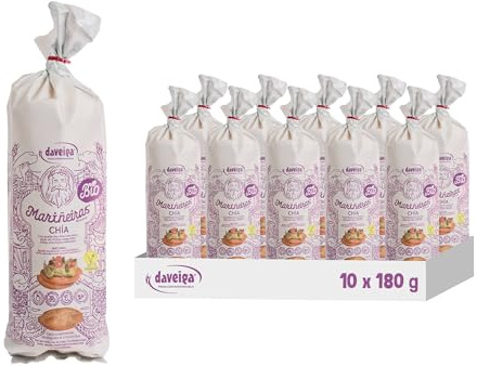Marineiras - Tostas Ecológicas de Pan con Chia - 180 gr