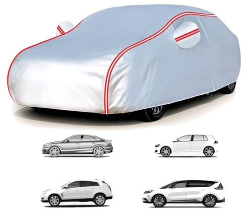 Car Cover for Jeep Wrangler TJ 1997-2006 (413 x 168 x 178cm),Breathable Car Cover-Rain & Snow Proof+Dustproof+UV Protection, Heat Reflective & Bird Dropping Resistant