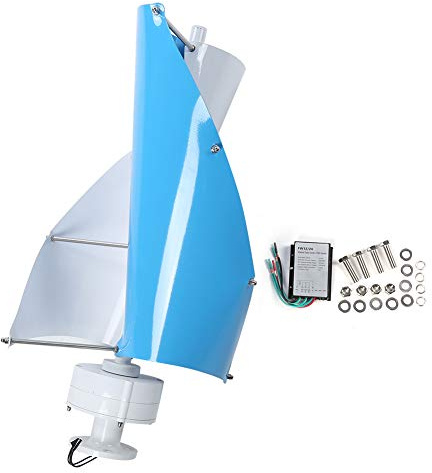 Generatore eolico a spirale, albero verticale, apparecchiatura media tensione, accessori elettrici, 200 W, lama silenziosa in lega di alluminio per uso domestico industriale, 12 (12 V)
