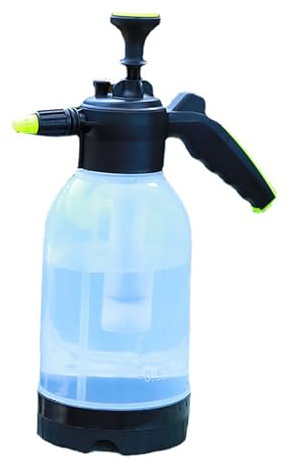 OEBUAFI Pulverizador a Presión Manual de 2L, Pulverizador de Agua Manual, con Bomba con Tanque Transparente, Niebla Fina para Plantas de Césped y Jardín