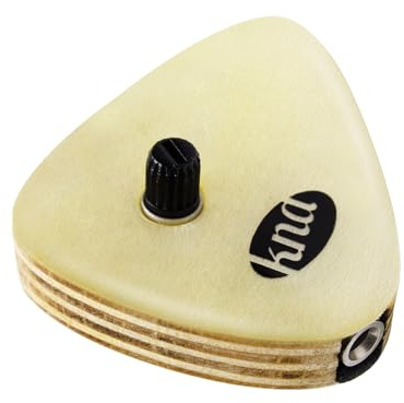 KNA AP-2 Universal Stick-On Piezo Pickup – Natural Acoustic Tone, Guitar, Uke, Drums, Percussion, Volume Control, No-Battery, Easy No-Mod Installation, Compatible with Nearly All Acoustic Instruments
