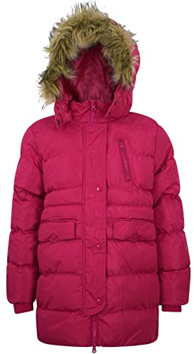 A2Z 4 Kids Flickor Pojkar Mode Vadderad Tillfällig Skola Jacka Bubble Coat Urban Vinter - Jacket JK34 Pink 13