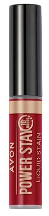 AVON Power Stay Tinte Labial Líquido Stay the Night | Tinte labial líquido de larga duración con acabado difuminado y sensación cómoda hasta 10 horas en tono Stay the Night
